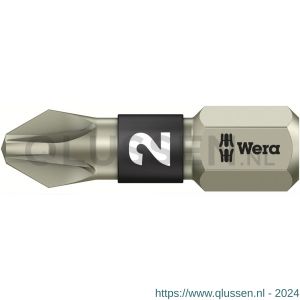 Wera 3855/1 TS bit Pozidriv RVS PZ 2x25 mm 05071021001