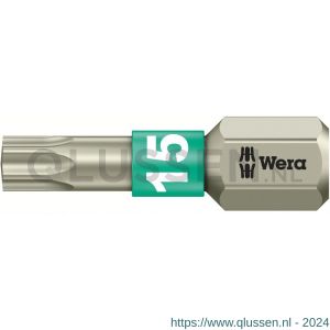 Wera 3867/1 TS Torx bit RVS TX 15x25 mm 05071033001