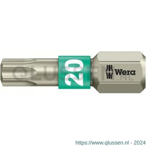 Wera 3867/1 TS Torx bit RVS TX 20x25 mm 05071034001