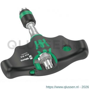 Wera 416 RA T-greep bithandhouder met ratelfunctie en Rapidaptor snelwisselfunctie 1/4 inch x 45 mm 05023461001