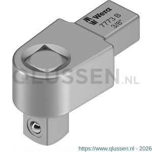 Wera 7773 B insteekgereedschap met vierkant 9x12 mm 3/8 inch x 44 mm 05078205001