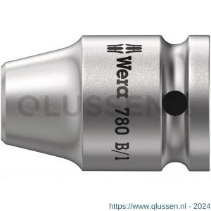 Wera 780 B 3/8 inch bit adapter artikelnummer 780 B/1-S 1/4 inch x 30 mm 05344511001