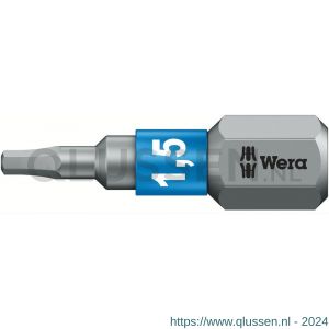 Wera 840/1 BTZ zeskant bit inbus 1.5x25 mm 05056680001