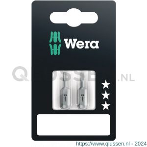 Wera 840/1 Z ZB zeskant bit Hex-Plus inbus ZB 2x25 mm 2 delig 05073050001