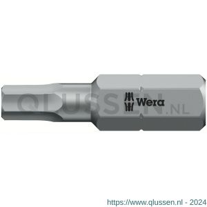 Wera 840/1 Z zeskant bit Hex-Plus inbus 1/8 inch x 25 mm 05135073001