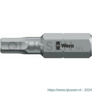 Wera 840/1 Z zeskant BO bit inbus met boring 2.5x25 mm 05056342001
