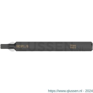 Wera 840 S Hex-Plus binnenzeskant bit voor slagschroevendraaier 1/8 inch x 70 mm 05018154001