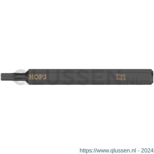 Wera 840 S Hex-Plus binnenzeskant bit voor slagschroevendraaier 3x70 mm 05018150001