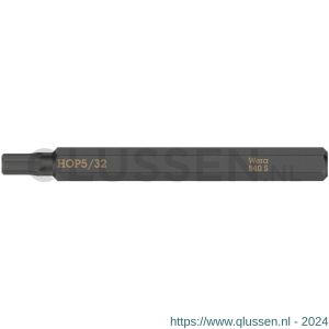 Wera 840 S Hex-Plus binnenzeskant bit voor slagschroevendraaier 5/32 inch x 70 mm 05018155001