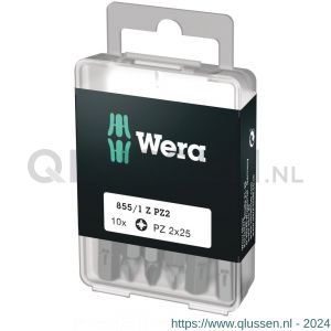 Wera 855/1 Z DIY bit Pozidriv PZ 2x25 mm 10 delig 05072404001