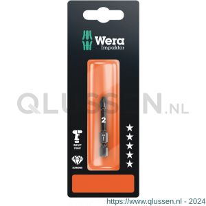 Wera 855/4 IMP DC ZB Impaktor bit Pozidriv PZ 2x50 mm 05073961001