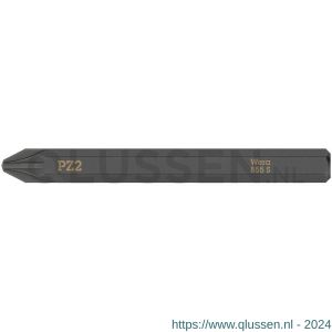 Wera 855 S Pozidriv kruiskopbit voor slagschroevendraaier PZ 2x70 mm 05018164001