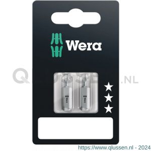 Wera 867/1 Torx bit TX 15x25 mm 2 delig 05073340001