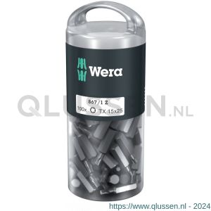 Wera 867/1 Torx bit DIY 100 TX 15x25 mm 100 delig Pro-Box 05072447001