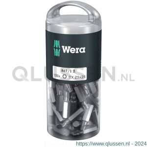 Wera 867/1 Torx bit DIY 100 TX 25x25 mm 100 delig Pro-Box 05072449001