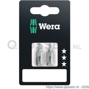 Wera 868/1 Z ZB binnenvierkant bit Robertson nummer 2x25 mm 2 delig 05073075001