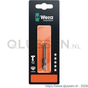 Wera 868/4 IMP DC Impaktor binnenvierkant bit Robertson ZB nummer 2x50 mm 05073971001
