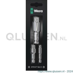 Wera 870/4/7 set A ZB gereedschapsschacht set 3 delig 05073200001