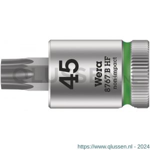 Wera 8767 B HF Torx Zyklop bitdop met 3/8 inch aandrijving vasthoudfunctie TX 45x38.5 mm 05003070001