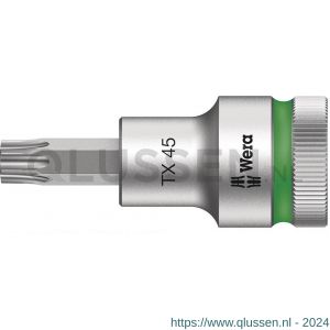 Wera 8767 C HF Torx Zyklop bitdop met 1/2 inch aandrijving vasthoudfunctie TX 45x60 mm 05003835001