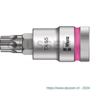 Wera 8767 C HF Torx Zyklop bitdop met 1/2 inch aandrijving vasthoudfunctie TX 55x60 mm 05003837001