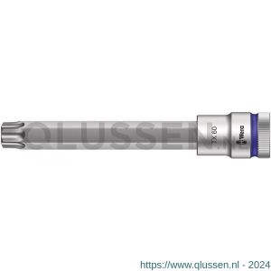 Wera 8767 C HF Torx Zyklop bitdop met 1/2 inch aandrijving vasthoudfunctie TX 60x140 mm 05003858001