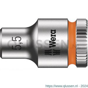 Wera 8790 HMA Zyklop hand- en machinedop 1/4 inch aandrijving 5.5x23 mm 05003504001