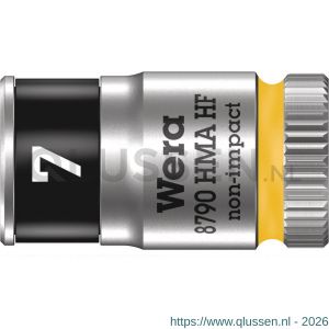 Wera 8790 HMA HF Zyklop hand- en machinedop 1/4 inch aandrijving vasthoudfunctie 7x23 mm 05003722001