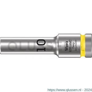 Wera 8790 HMC Deep hand- en machinedop met 1/2 inch aandrijving 10x83 mm 05004550001