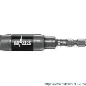 Wera 897/4 Impaktor R Impaktor houder met spanring en ringmagneet 1/4 inch x 75 mm 05057676001