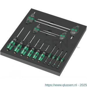 Wera 9712 schuimrubberen inzetstuk met Torx HF-schroevendraaiers set 1 14 delig 05150103001