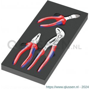 Wera 9780 schuimrubberen inzetstuk met KNIPEX tangen set 1 3 delig 05150180001