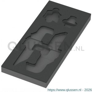 Wera 9840 schuimrubberen inzetstuk voor stiftsleutels set 1 zonder gereedschap 172x30x392 mm 05137340001