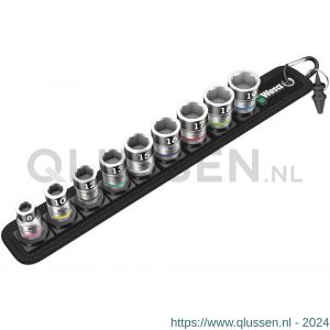 Wera Belt B 1 Zyklop doppen set vasthoudfunctie 3/8 inch aandrijving 10 delig 05003970001