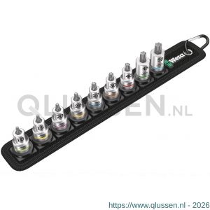 Wera Belt B 3 Torx HF Zyklop bitdoppen set Torx vasthoudfunctie 3/8 inch aandrijving 9 delig 05003972001