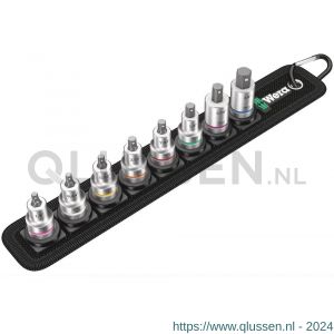 Wera Belt B Imperial 1 Zyklop binnenzeskant bitdoppen set vasthoudfunctie 3/8 inch aandrijving 8 delig 05003974001