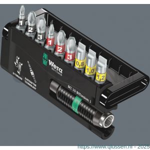 Wera Bit-Check 10 BiTorsion 1 bit set 10 delig 05056374001