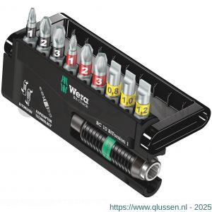 Wera Bit-Check 10 BiTorsion 1 bit set 10 delig 05056374001