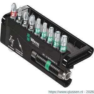 Wera Bit-Check 10 BiTorsion 3 ZB bit set 10 delig 05073418001