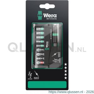 Wera Bit-Check 10 BiTorsion 3 ZB bit set 10 delig 05073418001