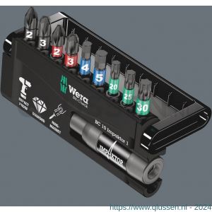 Wera Bit-Check 10 Impaktor 1 bit set 10 delig 05057680001