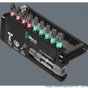 Wera Bit-Check 10 Impaktor 2 bit set 10 delig 05057682001