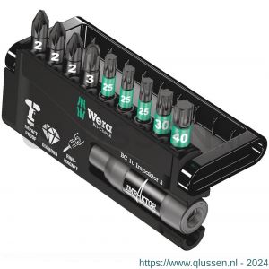 Wera Bit-Check 10 Impaktor 3 bit set 10 delig 05057683001