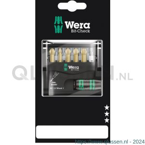 Wera Bit-Check 12 Wood 1 SB bit set 12 delig 05136390001