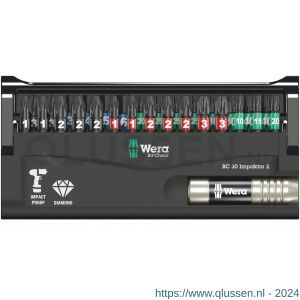 Wera Bit-Check 30 Impaktor 2 bit set 30 delig 05057697001