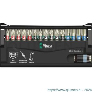 Wera Bit-Check 30 Stainless 1 bit set 30 delig 05071109001