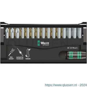 Wera Bit-Check 30 Wood 1 bit set 30 delig 05057433001