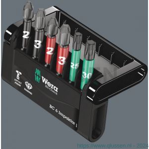 Wera Bit-Check 6 Impaktor 1 ZB bit set 6 delig 05073890001