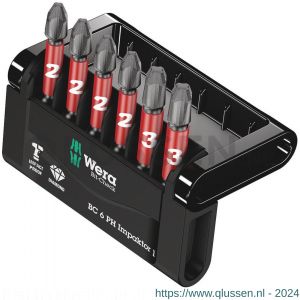 Wera Bit-Check 6 PH Impaktor 1 bit set 6 delig 05057691001