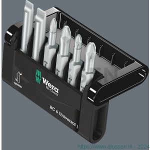 Wera Bit-Check 6 Universal 1 ZB bit set 6 delig 05073635001